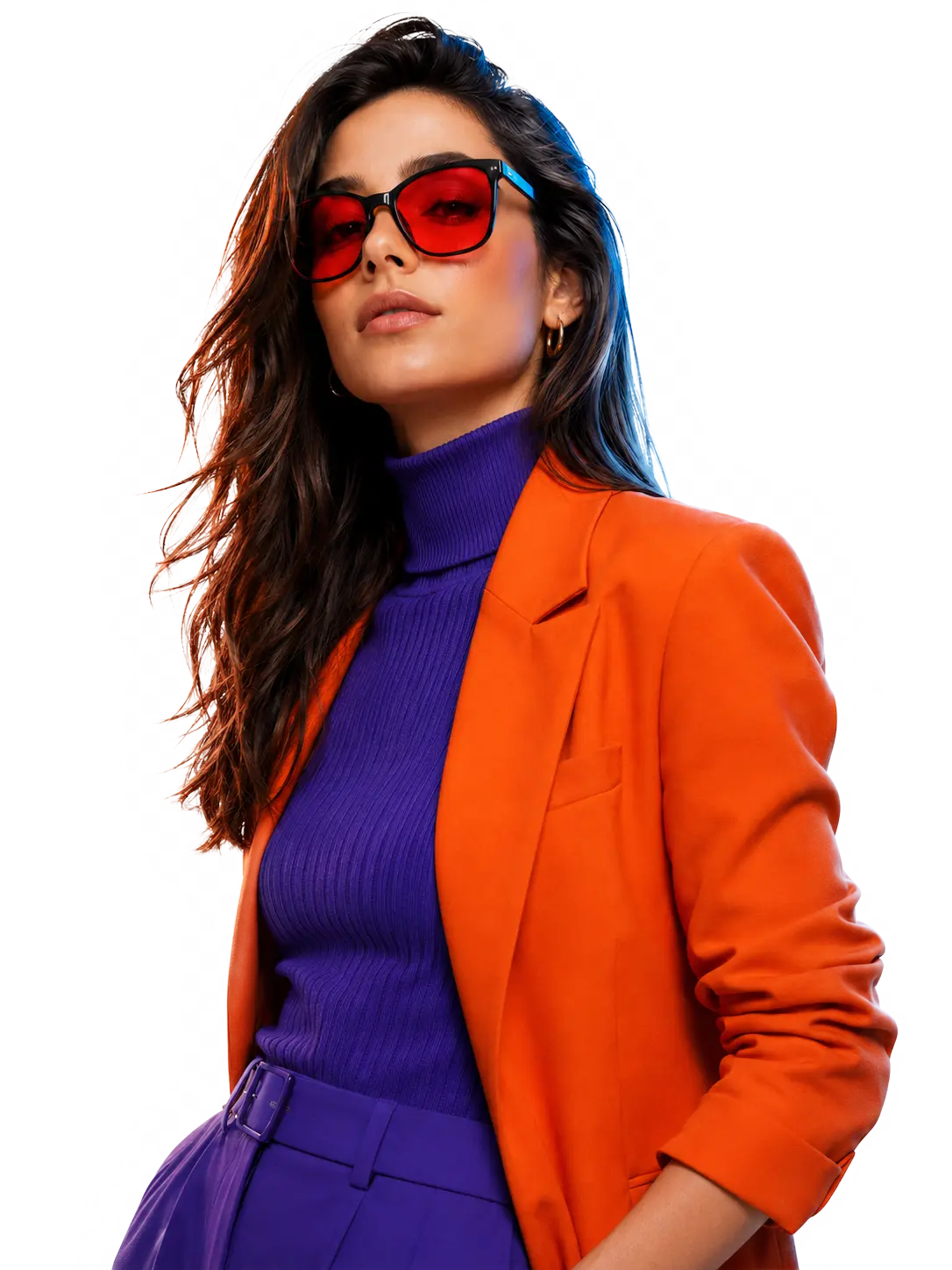 Chica con gafas blueoon y lentes zeiss Chica con gafas blueoon y lentes zeiss